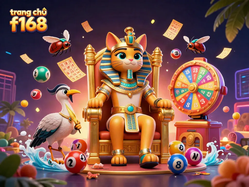 Engage with exciting opportunities at trang chủ f168 featuring vibrant lottery balls and casino elements.